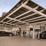 Carport met zonnepanelen